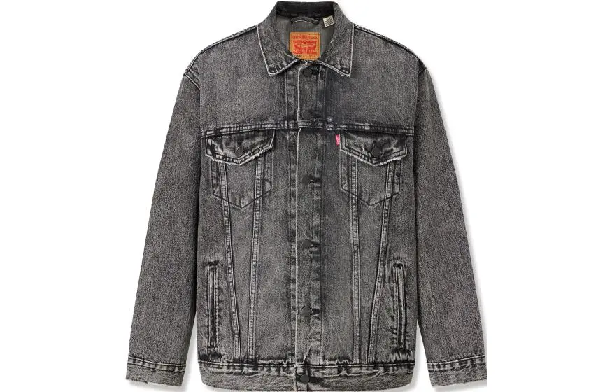 Levi's Drop Shoulder Denim Jacket Men's Gray