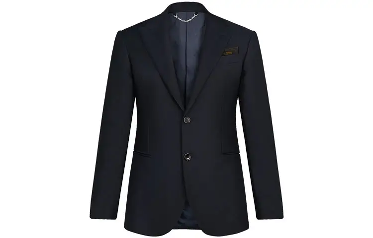LOUIS VUITTON Business Suit Coat Men's Dark Blue