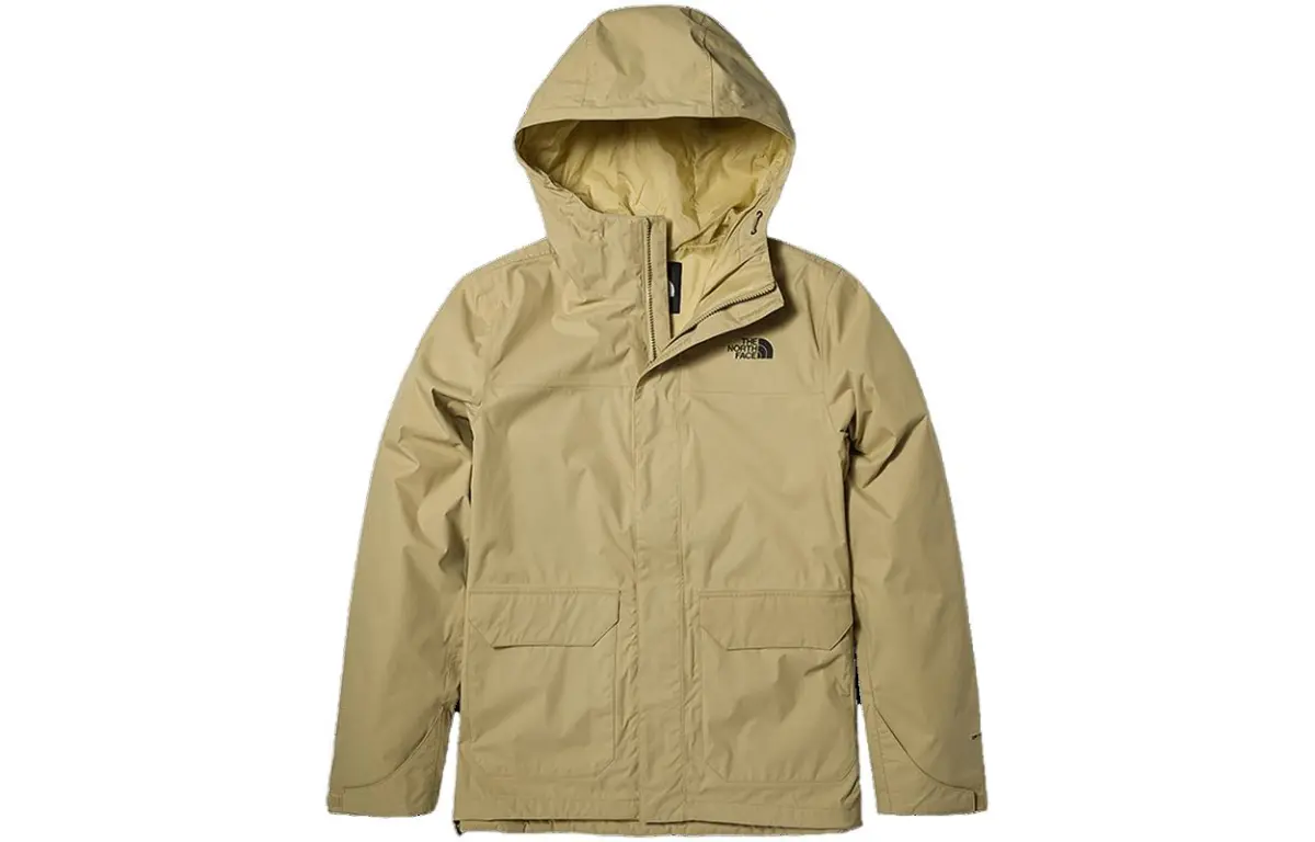 THE NORTH FACE Urban Exploration Waterproof And Windproof Windbreaker Jacket Men's Khaki