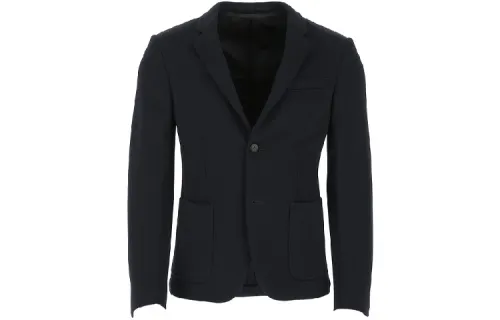 PRADA Business Suits Men's Navy Blue Lapel Moderate Business Suit