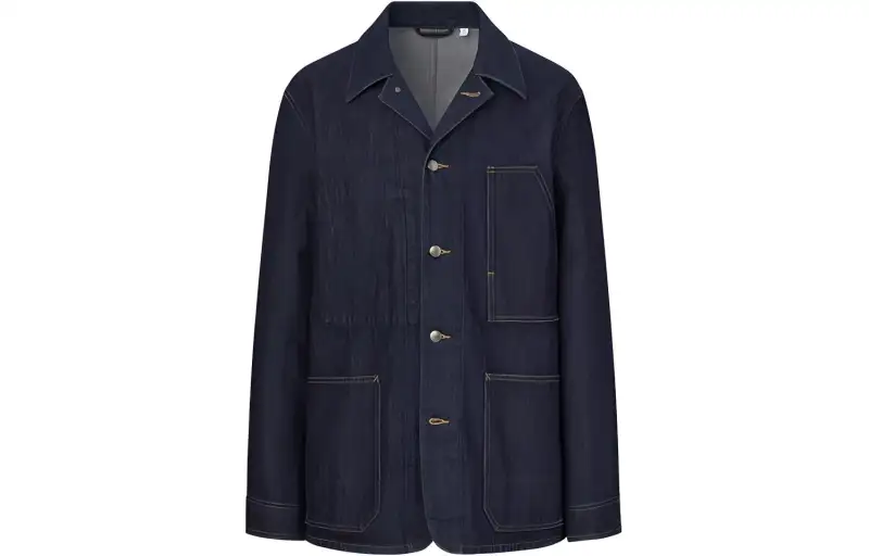 UNIQLO Denim Jacket Men's Navy Blue