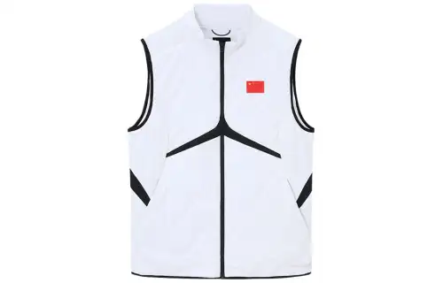Anta Champion All Weather Series Vest Men's Gravel White