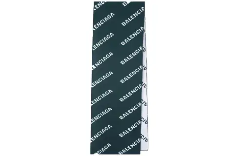 Balenciaga Knit Scarves Men's Forest Green