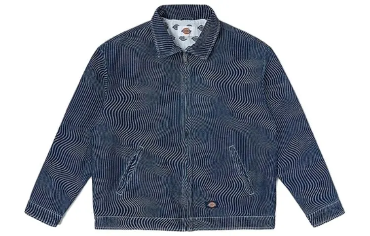 Dickies Jackets Unisex Wave Stripes Lapel Moderate Other