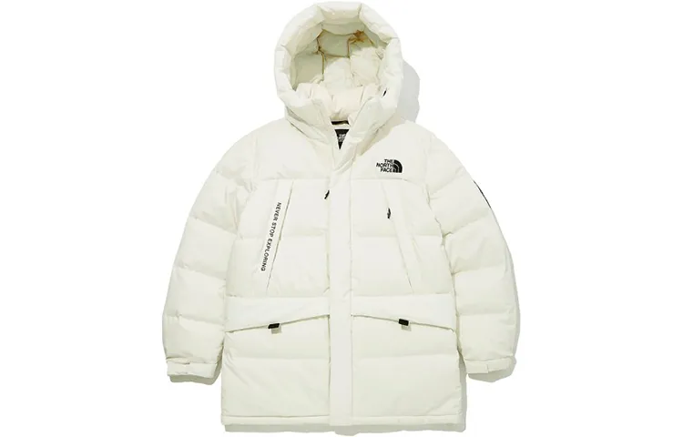 THE NORTH FACE Down Jackets Unisex White Hooded Moderate
