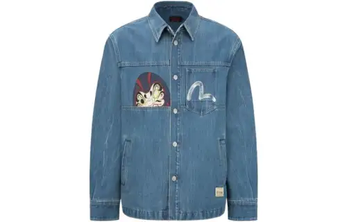 EVISU Denim Jacket Men's Denim Blue