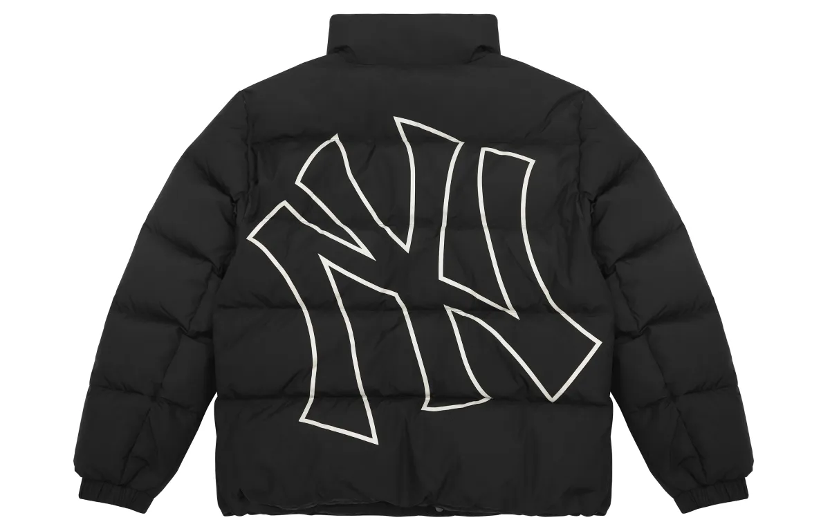 MLB New York Yankees Down Jacket Short Unisex Black