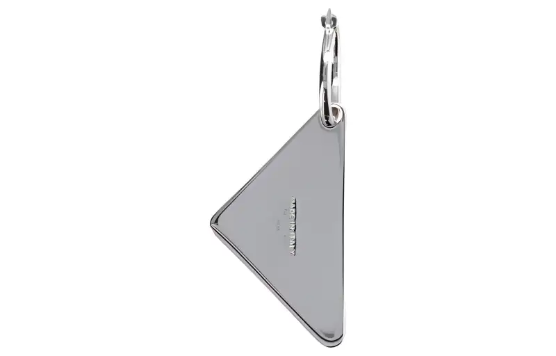 PRADA Crystal embellished Triangle Earring