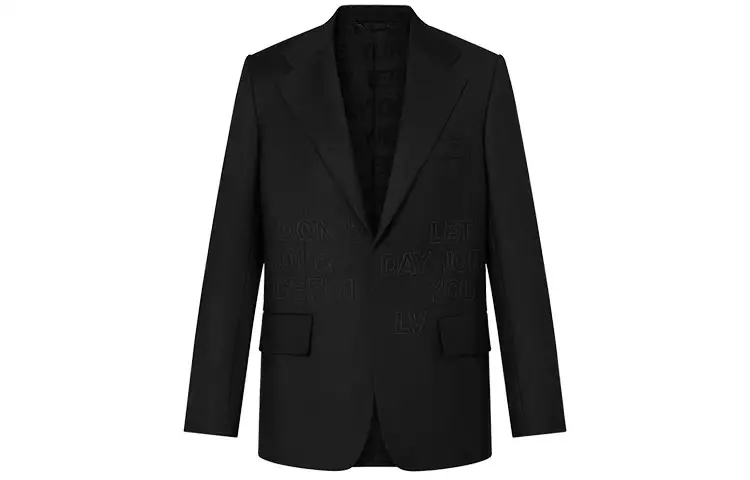 LOUIS VUITTON Business Suit Coat Men's Black