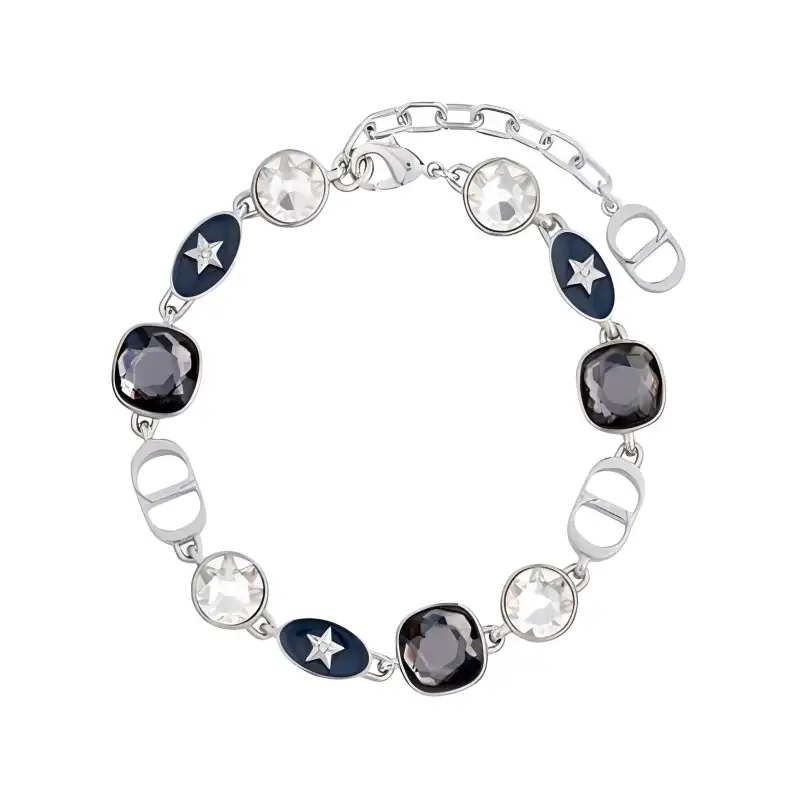 DIOR Resin Bracelets Men's Silver