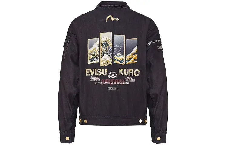 EVISU Denim Jacket Men's Denim Blue