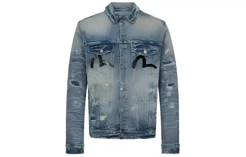 EVISU Denim Jacket Men's Denim Blue
