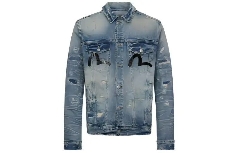 EVISU Denim Jacket Men's Denim Blue