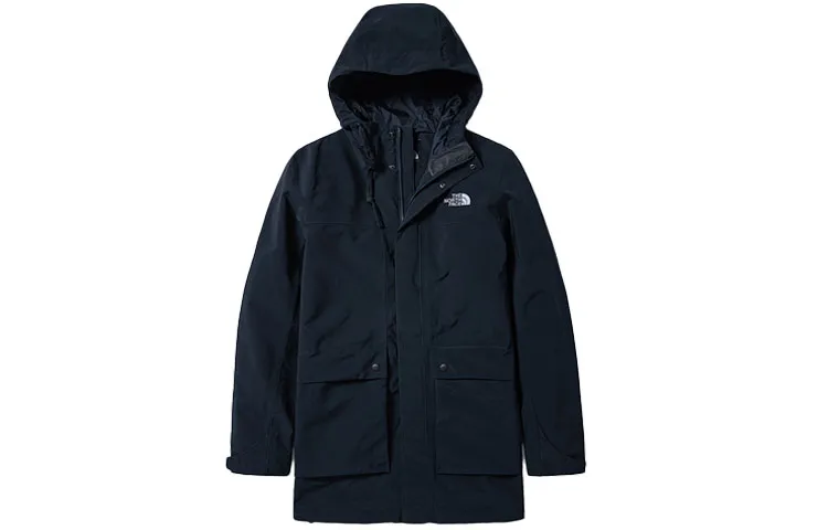 THE NORTH FACE Waterproof, Windproof, And Breathable Windbreaker Jacket Men's Blue