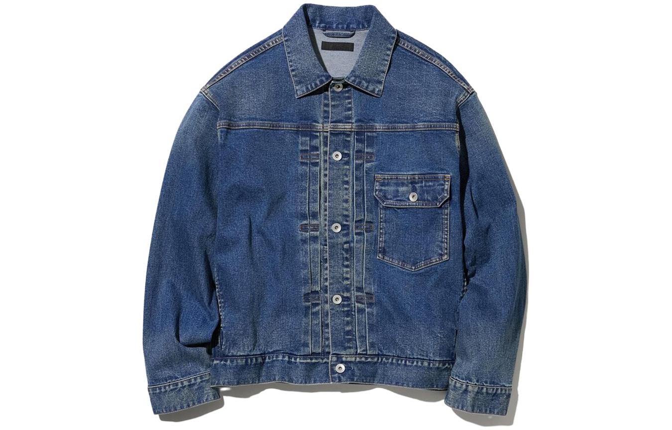 Мужская куртка UNIQLO (голубая)