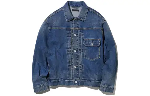 UNIQLO Denim Jacket Men's Lake Blue