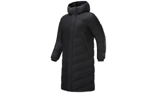 Li Ning Down Jackets Men's Black Hooded Thickened Other
