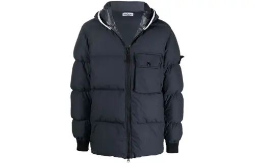 STONE ISLAND Down Jacket Unisex Graphite