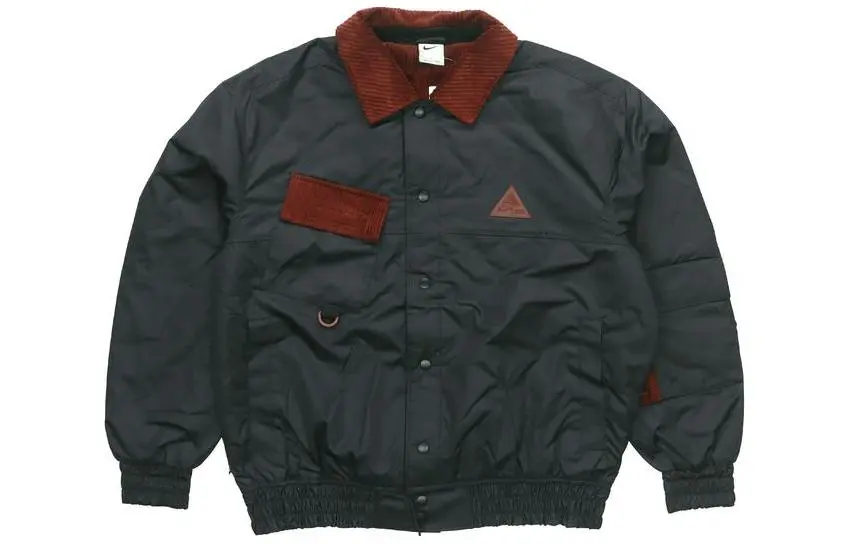 Nike Jackets Men's Black Lapel Moderate Pilot
