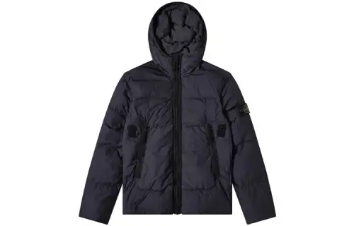 STONE ISLAND FW21 Down Jacket Unisex Marine Blue