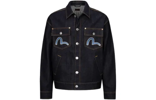 EVISU AW23 Denim Jacket Men's Denim Blue