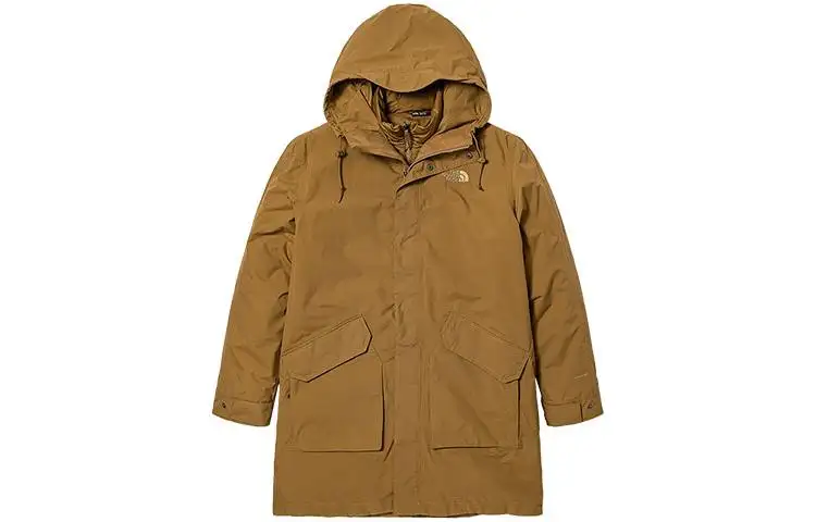 THE NORTH FACE Urban Exploration Waterproof And Windproof To Keep Warm Windbreaker Jacket Men's Brown