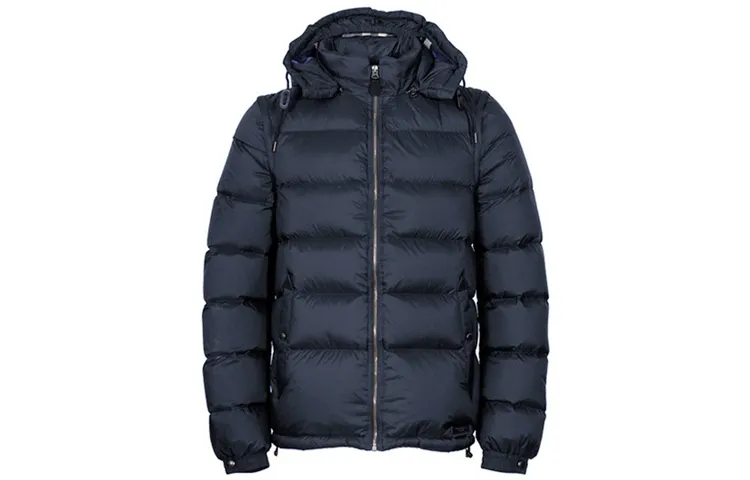 Burberry FW19 Down Jacket Winter Men's Dark Blue