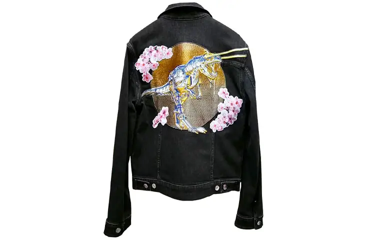 DIOR x KONGSHANJI Denim Jacket Men's Black
