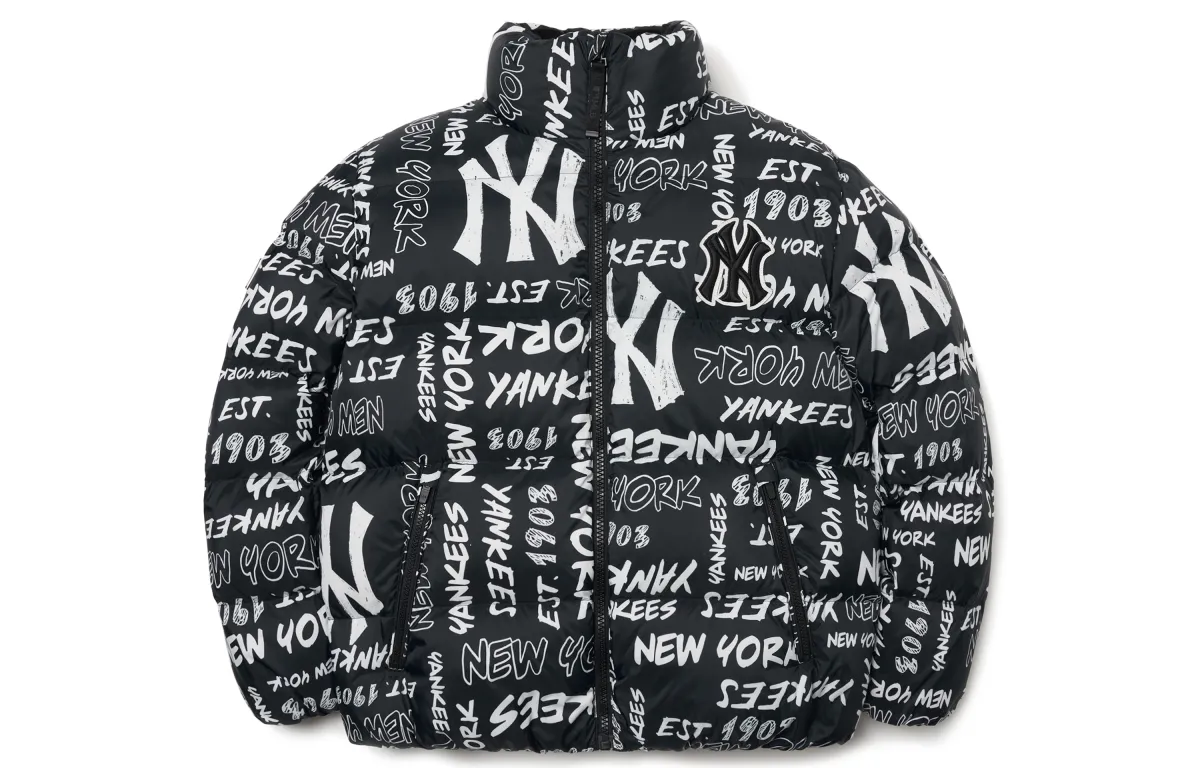 MLB Down Jacket Winter, Short Unisex Black