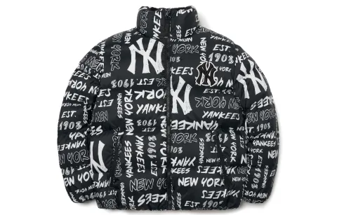 MLB Down Jacket Winter, Short Unisex Black