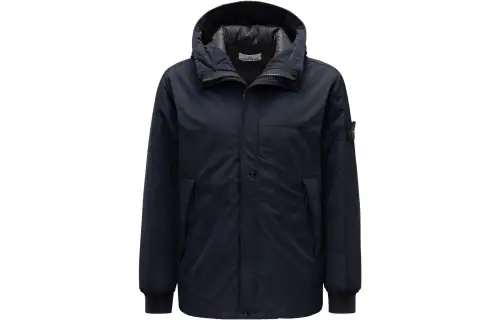 STONE ISLAND Logo Patch Hooded Jacket