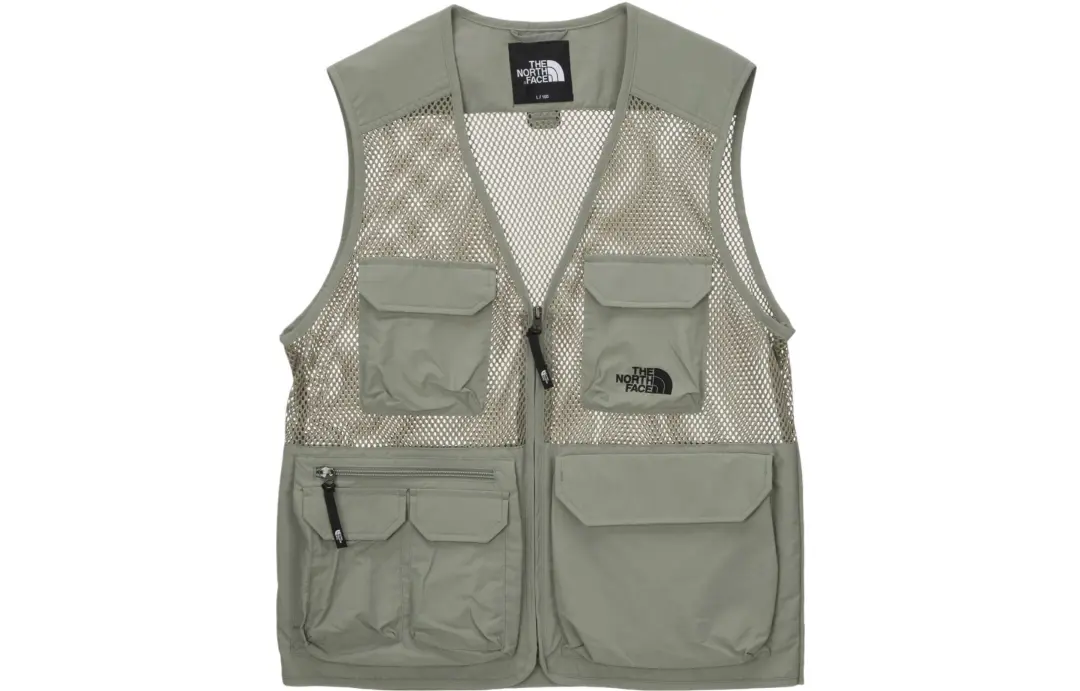 THE NORTH FACE Exploring Mesh Vest Slate Khaki Korea Version