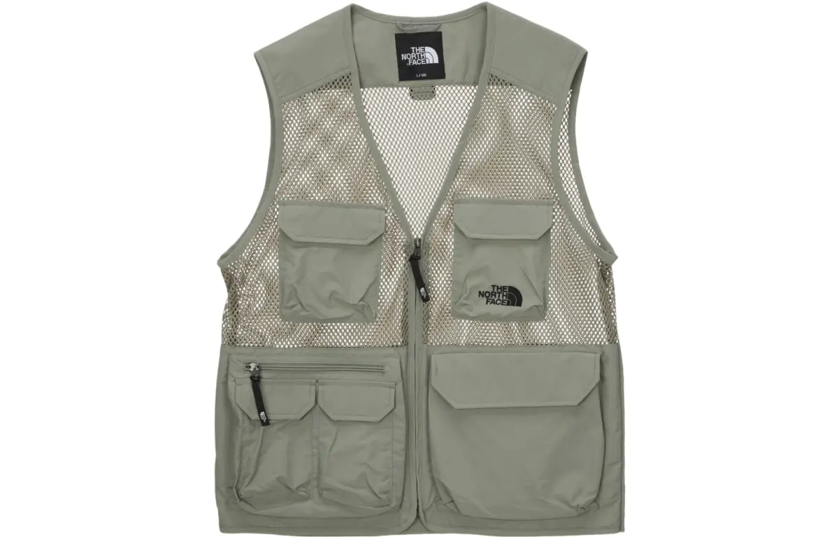 THE NORTH FACE Exploring Mesh Vest Slate Khaki Korea Version