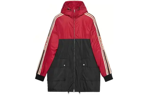 【Previous Season】Nylon coat with Gucci stripe