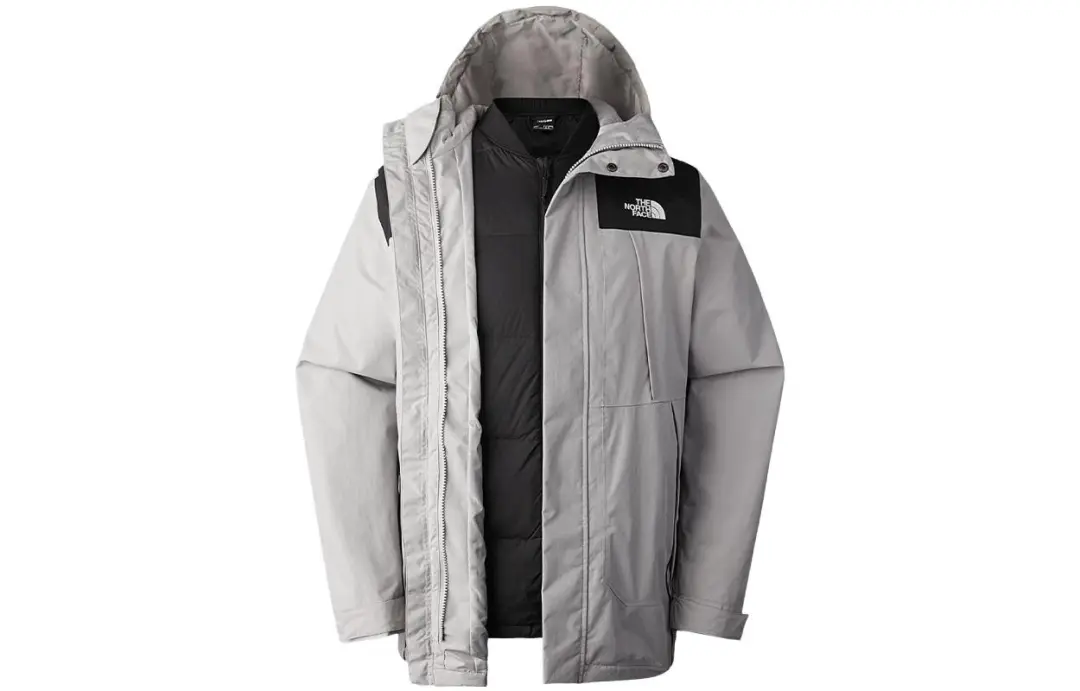 THE NORTH FACE Urban Exploration Waterproof, Windproof, Abrasion Resistant, Thermal Windbreaker Jacket Men's Gray