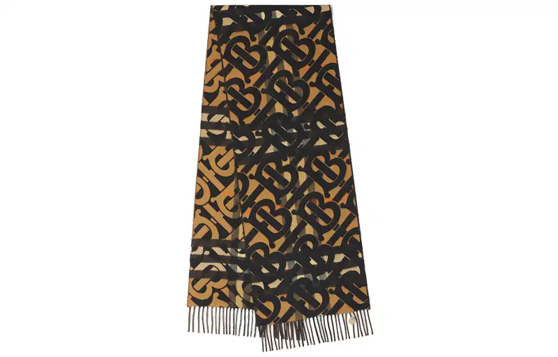 Burberry Knit Scarves Unisex Multicolor