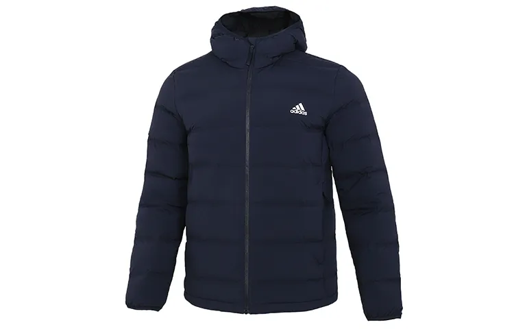 Adidas Helionic Down Jacket Men's Navy Blue