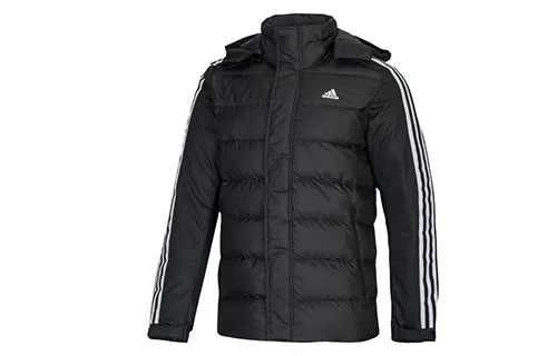 Adidas Down Jackets Men's Detachable Hood Moderate Straight Fit