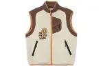 Li Ning Urban Outdoor Collection Fleece Lined Loose Fit Polar Fleece Vest Men's Brown