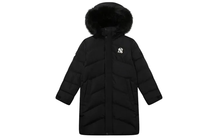 MLB Down Jacket Long Unisex Black