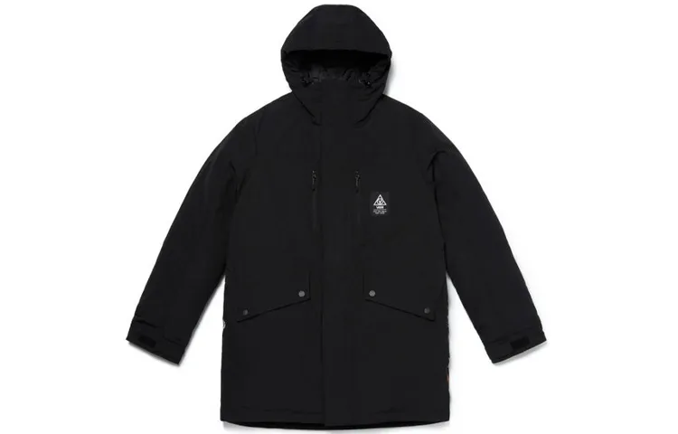 Vans Down Jackets Men's Black Hooded Moderate Other