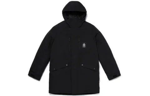 Vans Down Jackets Men's Black Hooded Moderate Other
