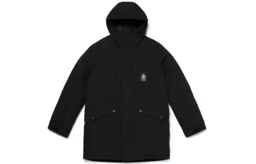 Vans Down Jackets Men's Black Hooded Moderate Other