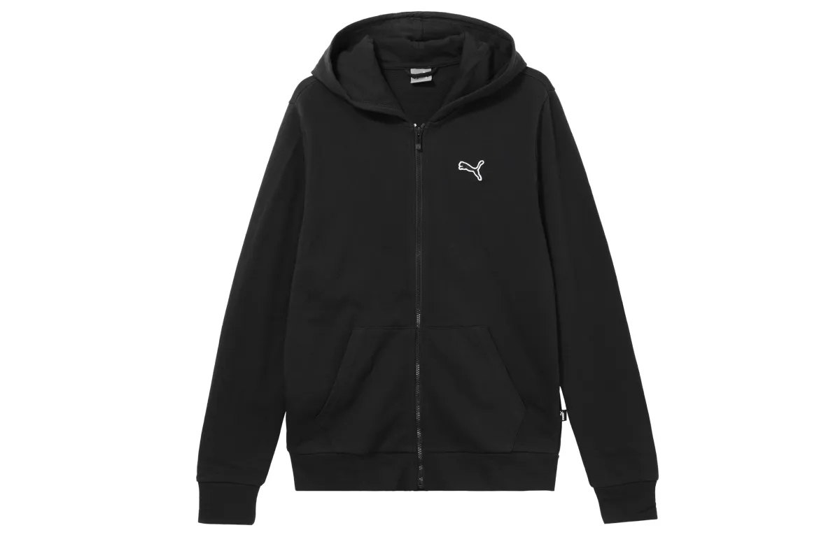 PUMA Jackets Men's Black Hooded Moderate Other