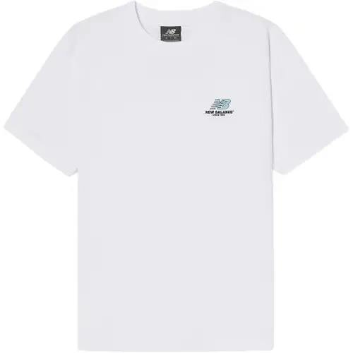 New Balance SEMI Over FITUNI NB BOY T Shirt Unisex 10 White
