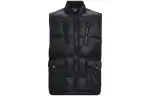 Under Armour Down Vests Men's Black Stand Collar Moderate