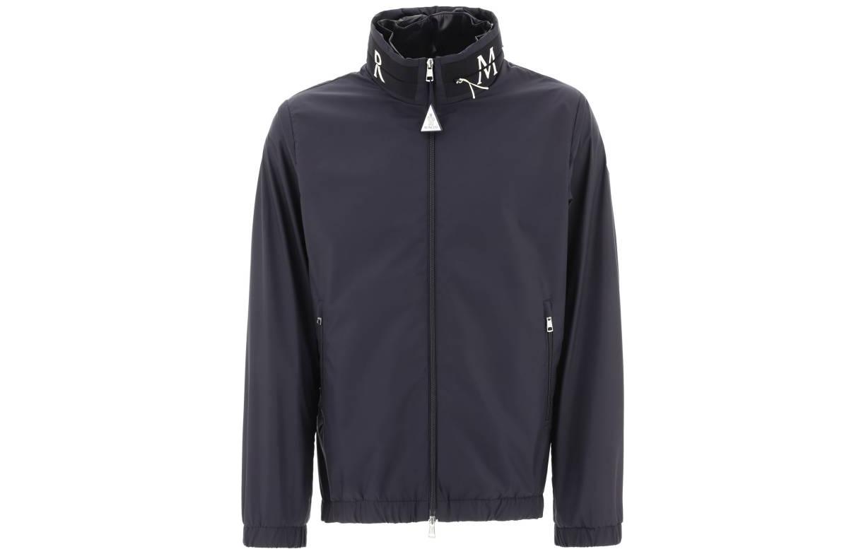 Мужская куртка Moncler Застежка-молния (черная)