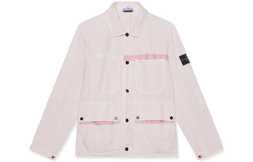 STONE ISLAND Jackets & Coats Men's Pink