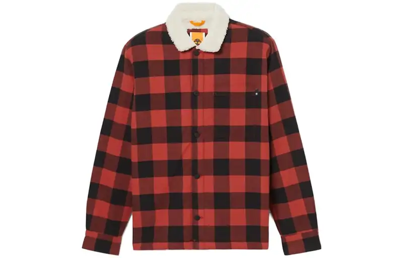 Timberland Jackets Men's Red Lapel Thickened Other