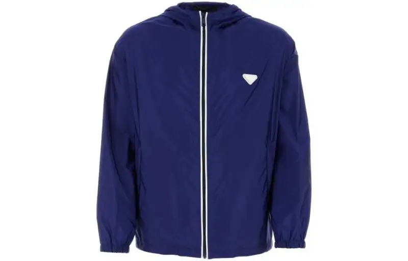 Prada recycled-nylon hooded windbreaker